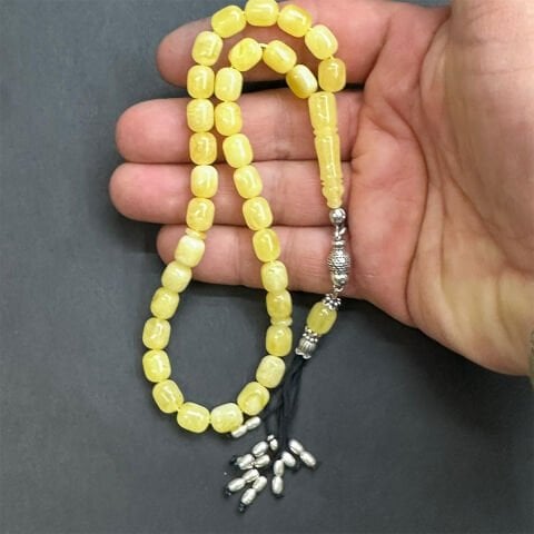 Kaliningrad Damla Kehribar Kapsül Tespih 7*9 (mm)