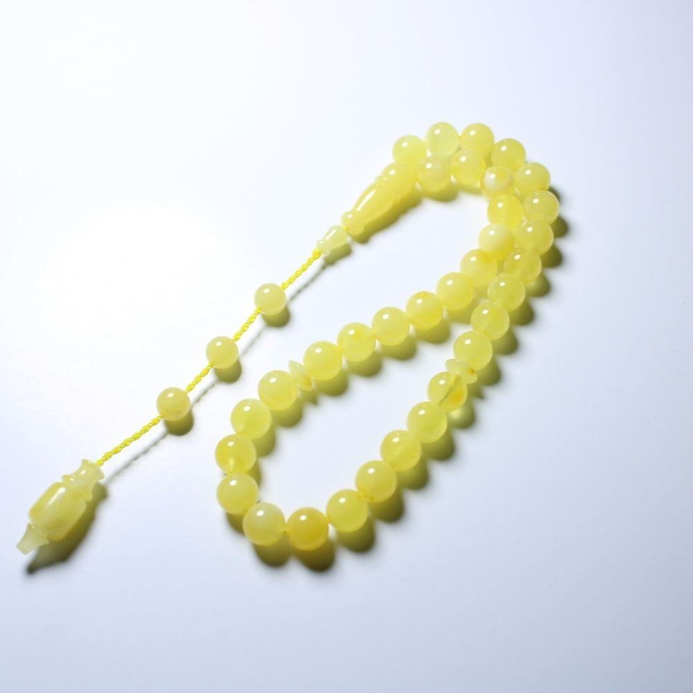 Bilek Boy Ukrayna Damla Kehribar Tespih Küre Kesim 7,5 (mm)