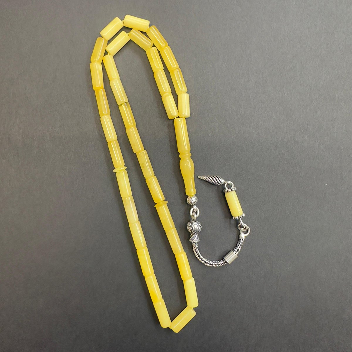 Kaliningrad Damla Kehribar Tespih Kesme Model 4*9,5 (mm)