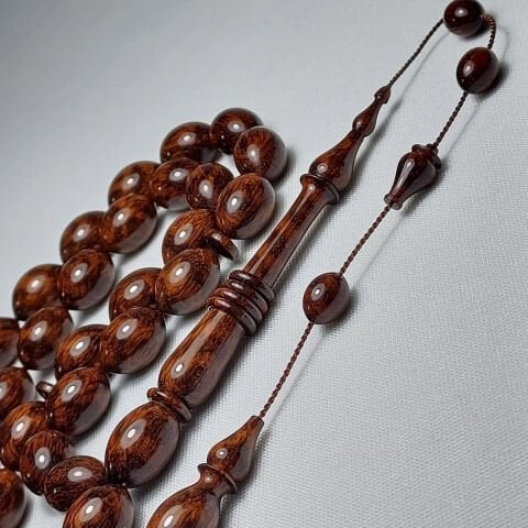 Usta İşçilikli Yılan Ağacı Tespih 9,3*13,3 (mm)