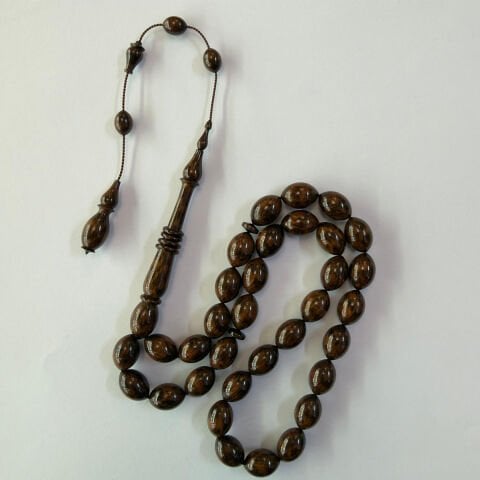 Usta İşçilikli Yılan Ağacı Tespih 9,3*13,3 (mm)