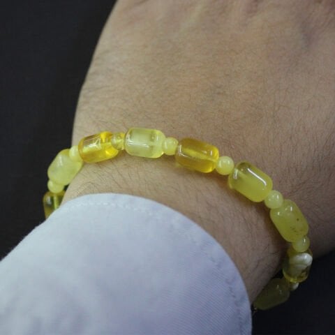 Kaliningrad Damla Kehribar Bileklik Küre & Kapsül Model 9 (gr)