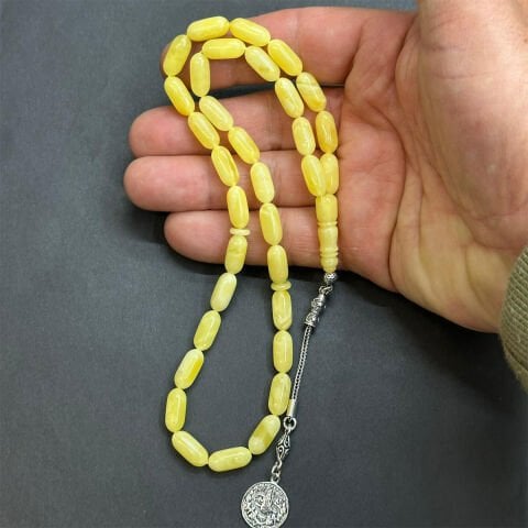 Kaliningrad Damla Kehribar Kapsül Tespih 6*13 (mm)