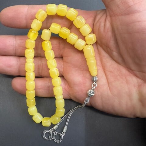 Kaliningrad Damla Kehribar Kapsül Tespih 8*9 (mm)