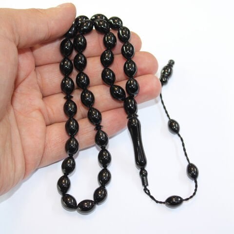 Sistem Püsküllü Oltu Taşı Arpa Kesim 8*11 (mm)
