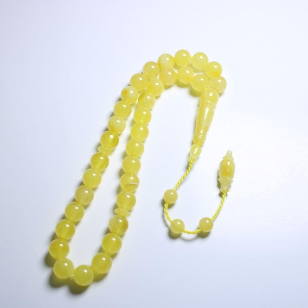 Bilek Boy Ukrayna Damla Kehribar Tespih Küre Model 8,5 (mm)