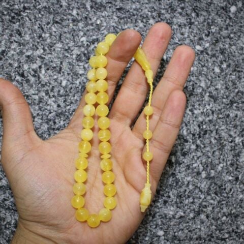 Bilek Boy Ukrayna Damla Kehribar Tespih Küre Model 8,5 (mm)