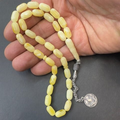 Kaliningrad Damla Kehribar Kapsül Tespih 6*11,5 (mm)