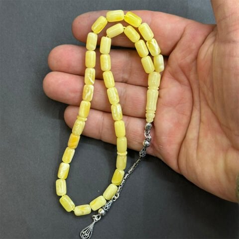 Kaliningrad Damla Kehribar Kapsül Tespih 6*9 (mm)