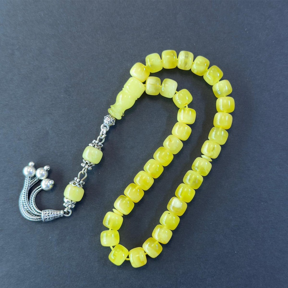 Kaliningrad Damla Kehribar Kapsül Tespih 7,7*6,5 (mm)