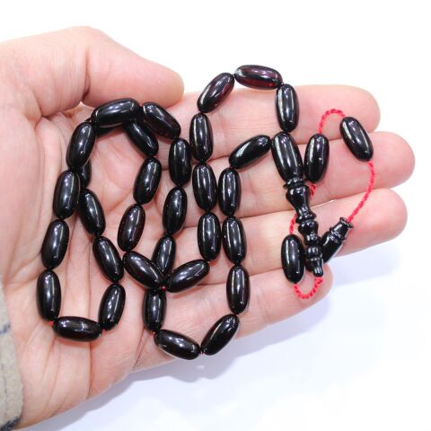 Sistemli Konyak Kaliningrad Damla Kehribar Tespih 7*14 (mm)