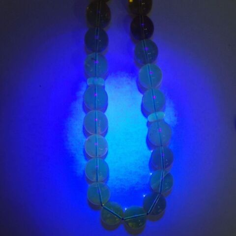 Dominik Damla Kehribar Tespih Küre Kesim 9,5 (mm)