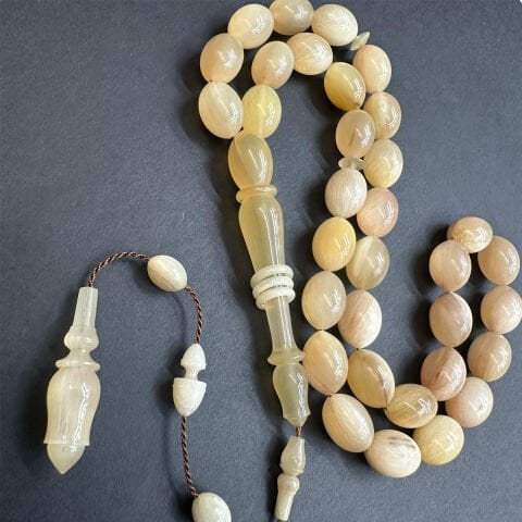 Usta İşçilikli Koç Boynuzu Tespih 10,5*14,5 (mm)