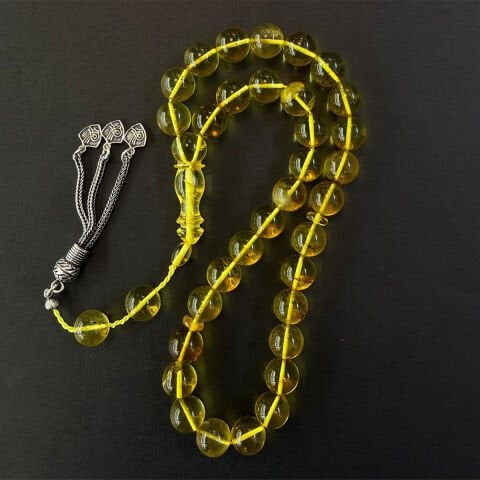 Şeffaf Kaliningrad Damla Kehribar Tespih 10 (mm)