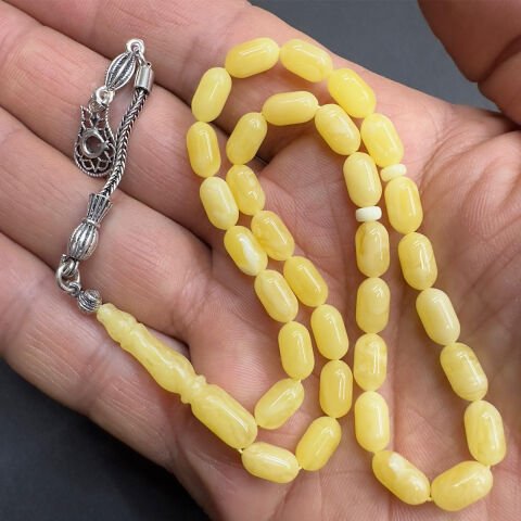 Kaliningrad Damla Kehribar Kapsül Tespih 5*9 (mm)-1