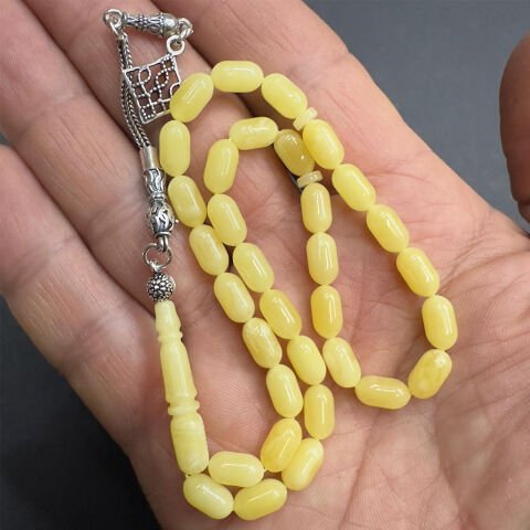 Kaliningrad Damla Kehribar Kapsül Tespih 5*9 (mm)-2