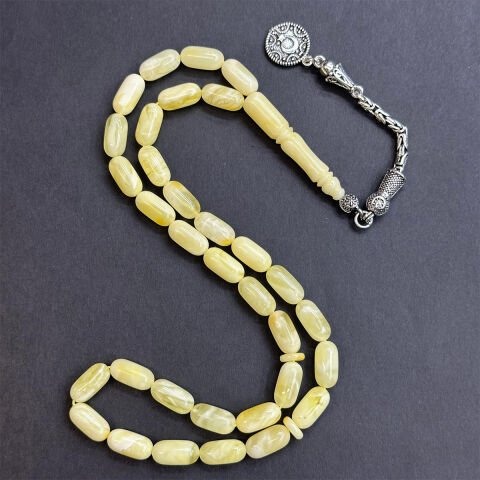 Kaliningrad Damla Kehribar Kapsül Tespih 6*11,5 (mm)-1