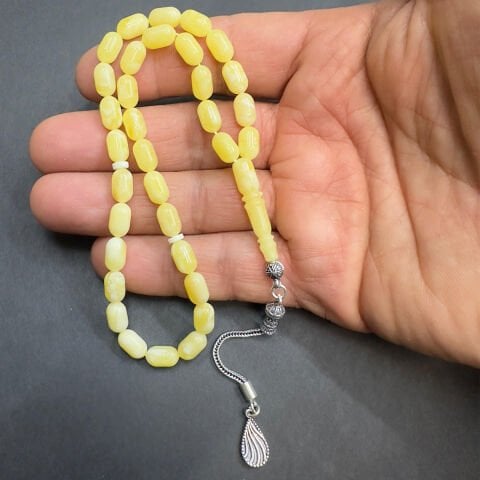 Kaliningrad Damla Kehribar Kapsül Tespih 5.5*9 (mm)-1