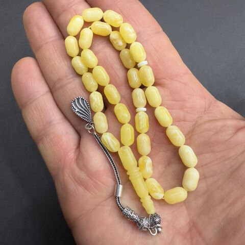 Kaliningrad Damla Kehribar Kapsül Tespih 5.5*9 (mm)-1