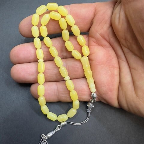 Kaliningrad Damla Kehribar Kapsül Tespih 5.5*9 (mm)-2