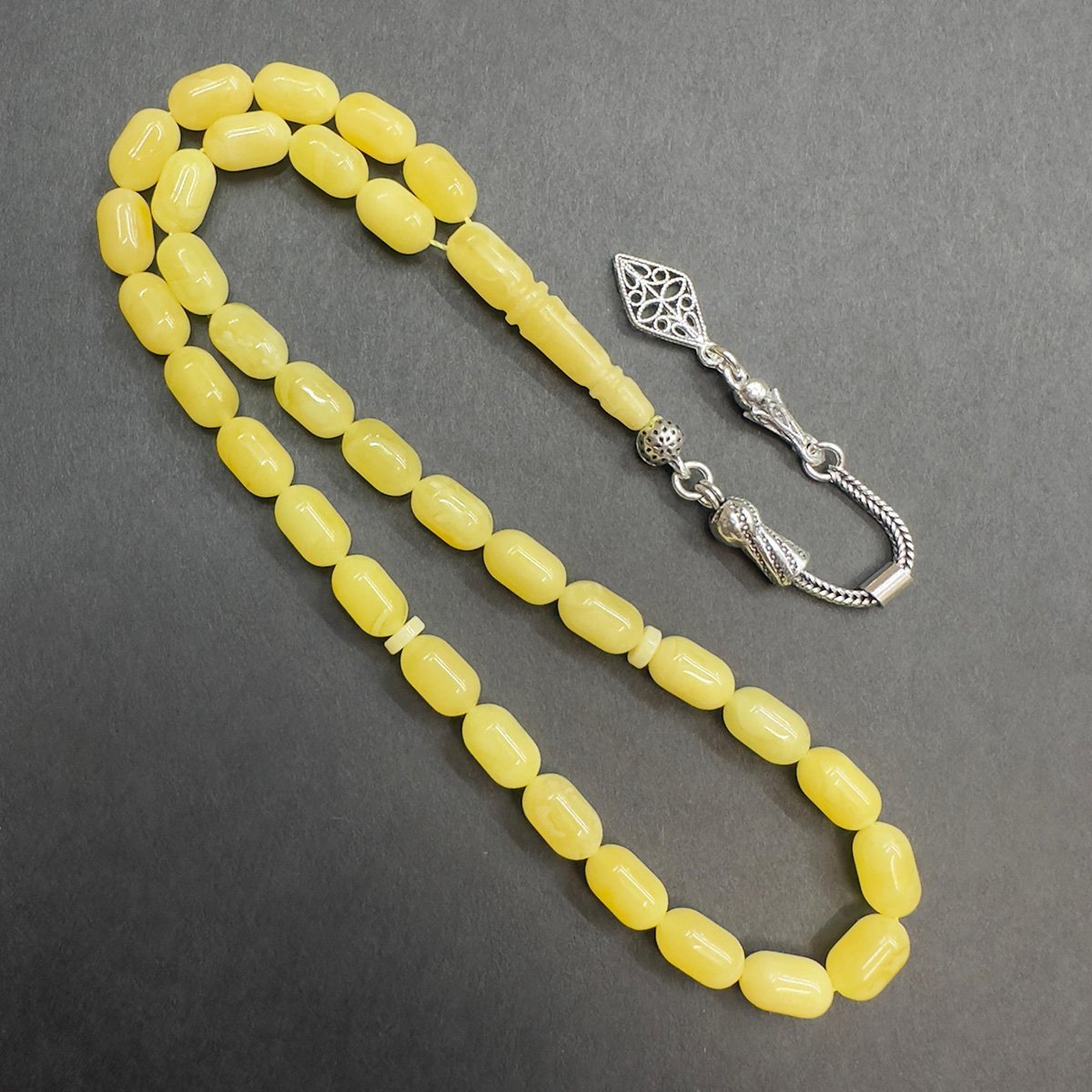 Kaliningrad Damla Kehribar Kapsül Tespih 5.5*9 (mm)-3