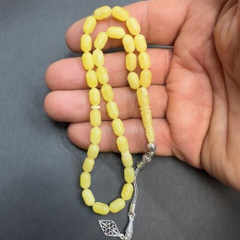 Kaliningrad Damla Kehribar Kapsül Tespih 5.5*9 (mm)-3