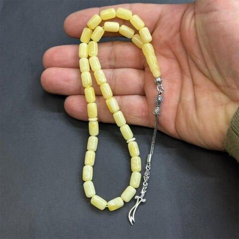 Kaliningrad Damla Kehribar Kapsül Tespih 6*10 (mm)