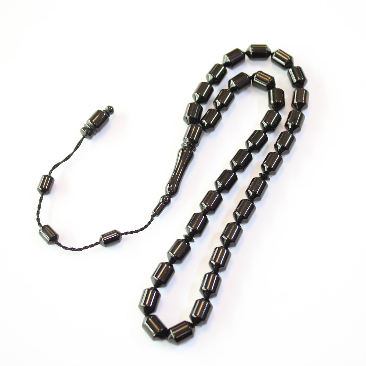 Sistem Püsküllü Oltu Taşı Kapsül Kesim 8*12 (mm)