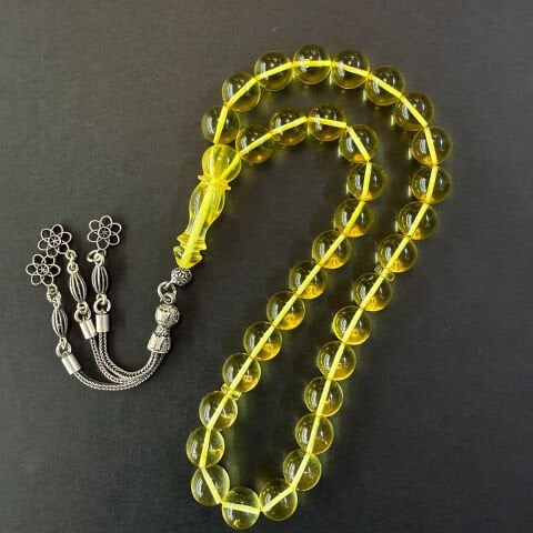 Şeffaf Kaliningrad Damla Kehribar Tespih 9,5 (mm)