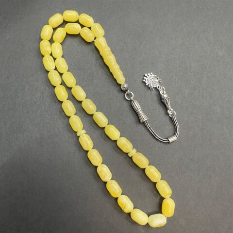 Kaliningrad Damla Kehribar Kapsül Tespih 6*9,5 (mm)-2