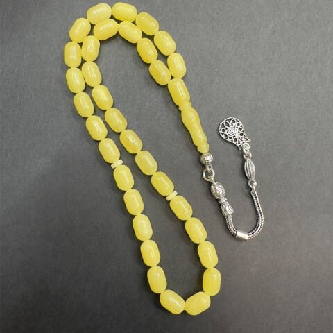 Kaliningrad Damla Kehribar Kapsül Tespih 6*9,5 (mm)-3