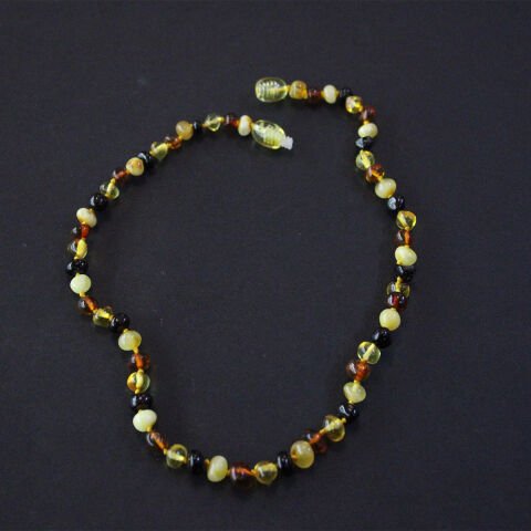 Karma Damla Kehribar Bebek-Çocuk Kolyesi 5 (gr)