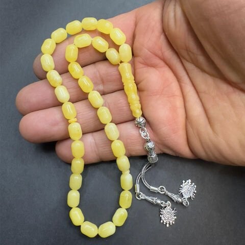 Kaliningrad Damla Kehribar Kapsül Tespih 6,5*9,5 (mm)-1