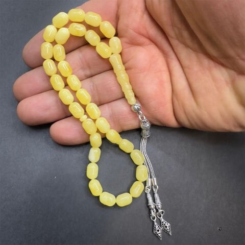 Kaliningrad Damla Kehribar Kapsül Tespih 6,5*9,5 (mm)-2