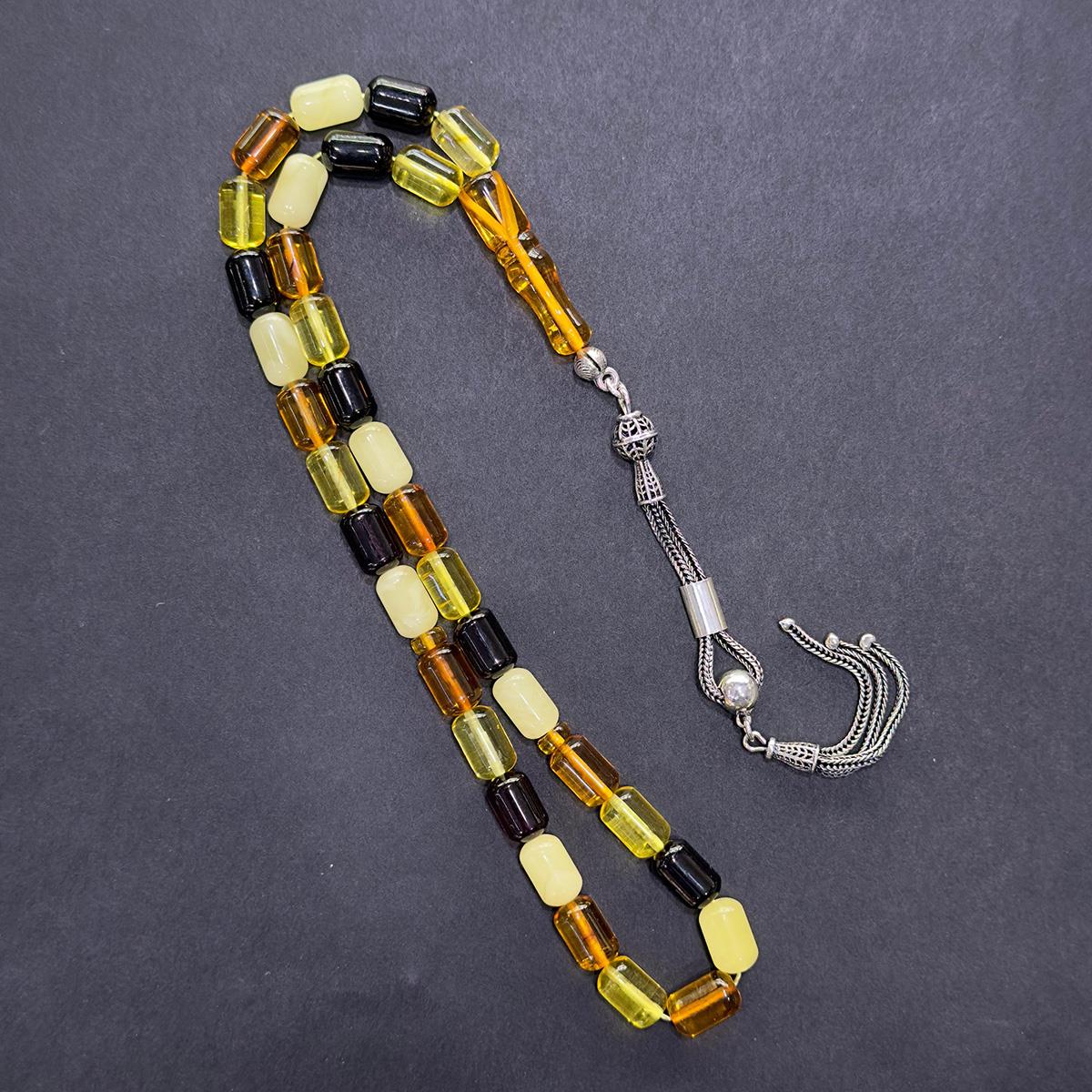 Kaliningrad Damla Kehribar Karma Kapsül Tespih 6,5*10 (mm)