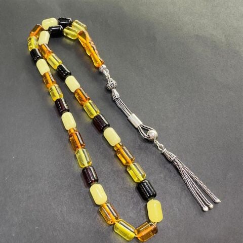 Kaliningrad Damla Kehribar Karma Kapsül Tespih 6,5*10 (mm)