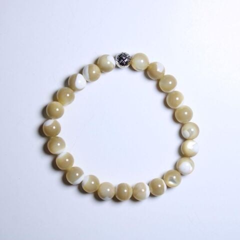 Esmer Sedef Doğal Taş Bileklik