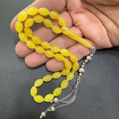 Kaliningrad Damla Kehribar Beyzi Tespih 7*10.5 (mm)