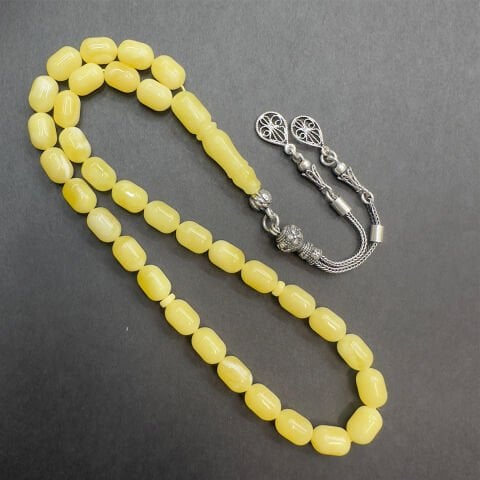 Kaliningrad Damla Kehribar Kapsül Tespih 6,5*9,5 (mm)-3