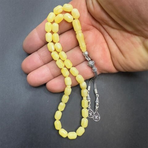 Kaliningrad Damla Kehribar Kapsül Tespih 6,5*9,5 (mm)-3