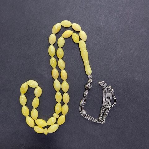 Kaliningrad Damla Kehribar Beyzi Tespih 6,5*11 (mm)