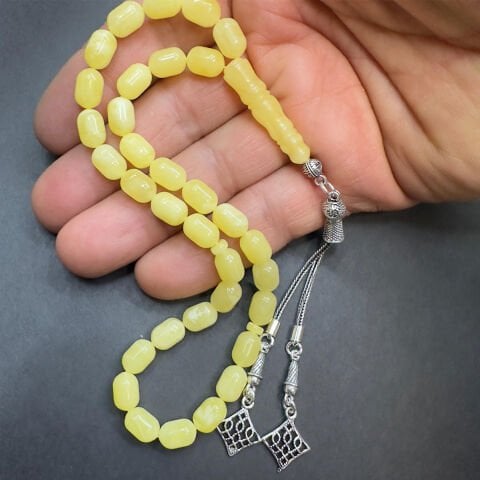 Kaliningrad Damla Kehribar Kapsül Tespih 6,5*9,5 (mm)-4