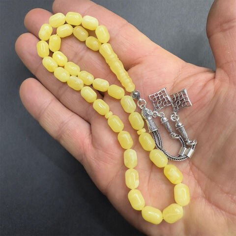 Kaliningrad Damla Kehribar Kapsül Tespih 6,5*9,5 (mm)-4