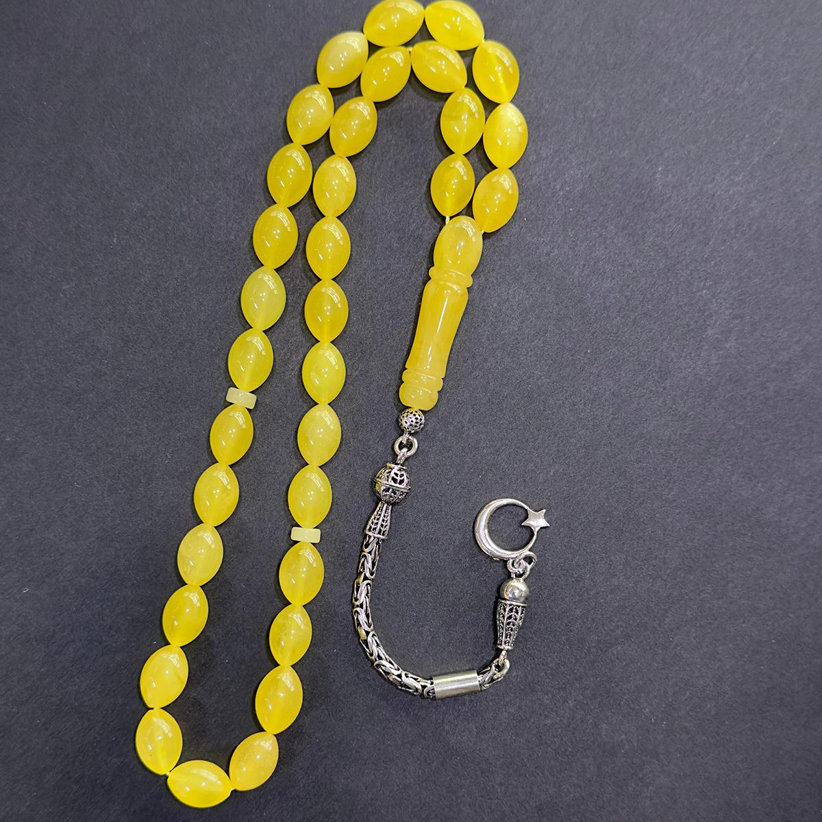 Kaliningrad Damla Kehribar Beyzi Tespih 7.5*11 (mm)