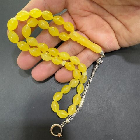 Kaliningrad Damla Kehribar Beyzi Tespih 7.5*11 (mm)