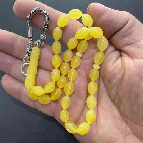 Kaliningrad Damla Kehribar Beyzi Tespih 7.5*11 (mm)