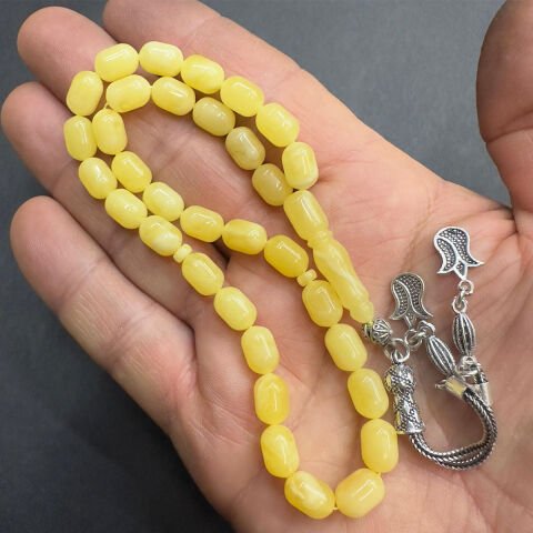 Kaliningrad Damla Kehribar Kapsül Tespih 6,5*9,5 (mm)-6