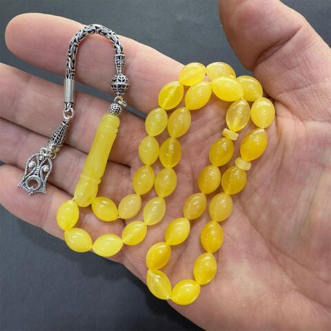 Kaliningrad Damla Kehribar Beyzi Tespih 7.5:11 (mm)