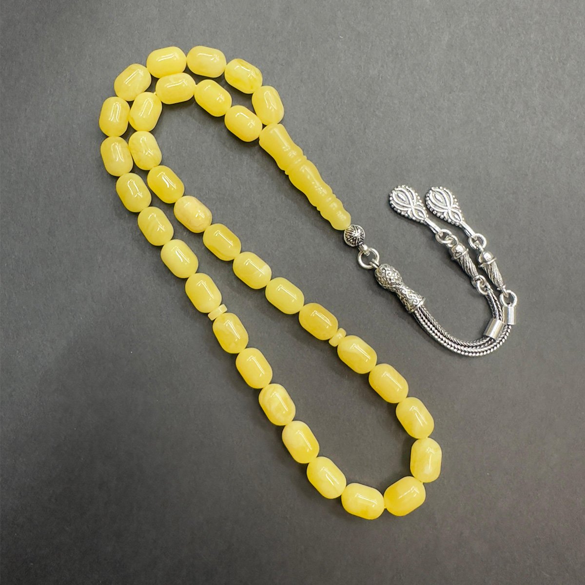 Kaliningrad Damla Kehribar Kapsül Tespih 6,5*9,5 (mm)-7