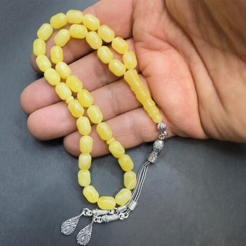 Kaliningrad Damla Kehribar Kapsül Tespih 6,5*9,5 (mm)-7